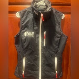 Helly Hansen Black Sailing Vest Windproof Waterproof Women’s Medium